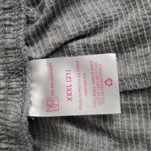 NWT No Boundaries Knit Short Sz XXXL (21) - Picture 3 of 4